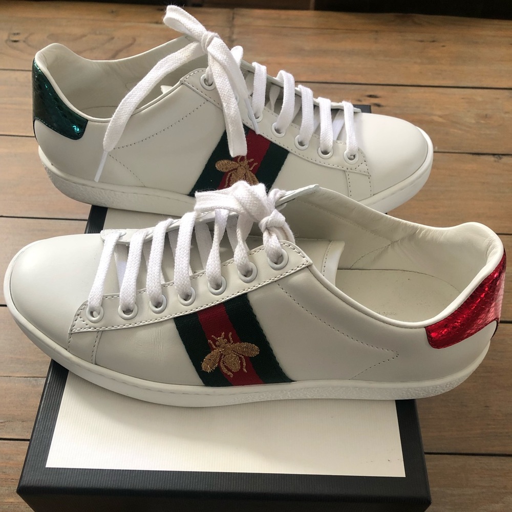 Authentic Gucci Ace Sneakers size 6.5 W
